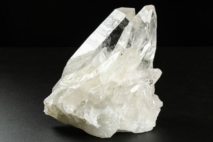 Clear Quartz Crystal Cluster - Brazil #258925